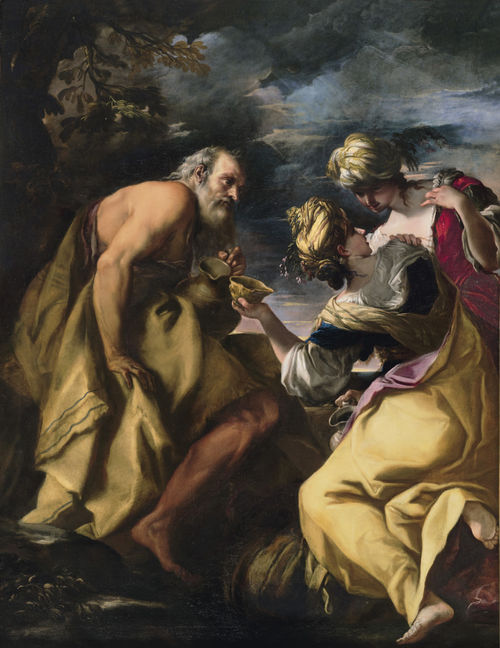 Giovanni Antonio Burrini, Lot e le figlie, 1686, o<span>lio su tela, cm 149 x 192</span>.&nbsp;<span>Bologna, Conte Francesco Ranuzzi</span>