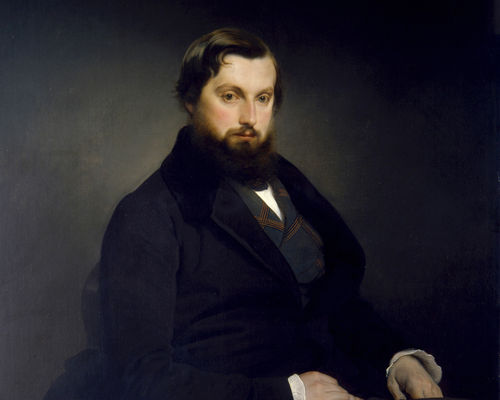 Francesco Hayez, Ritratto di Gian Giacomo Poldi Pezzoli, 1851