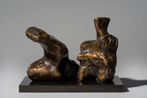 Henry Moore, Maquette for Two Piece Reclining Figure No.1, 1959. LH 457a, bronze I Ph. Jaron James