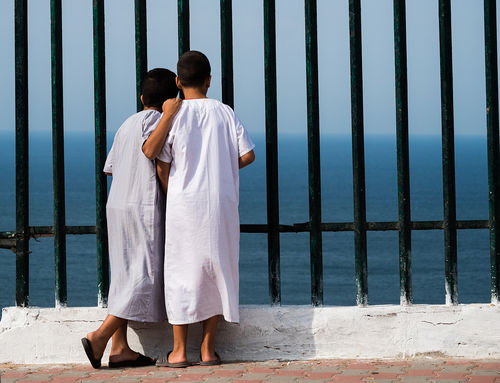 Algeri, il mare dalla medina