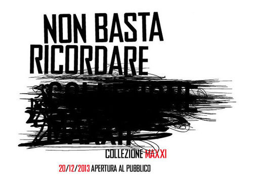 Non basta ricordare. Collezione MAXXI,  MAXXI - Museo nazionale delle arti del XXI secolo, Roma