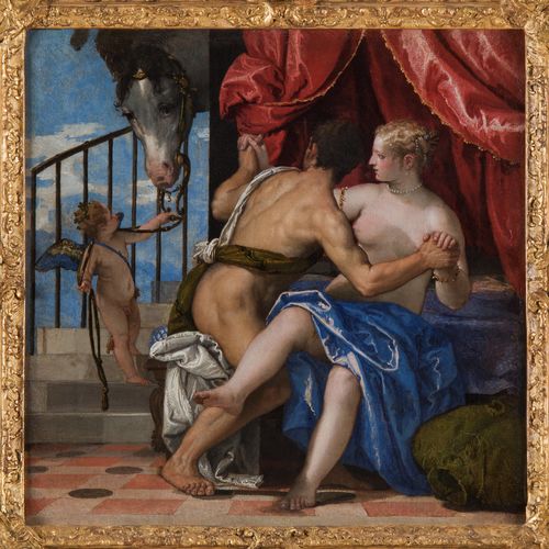 Paolo Caliari, detto il Veronese, Marte, Venere con Cupido e un cavallo