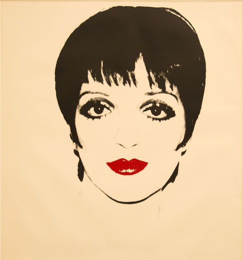 Andy Warhol, Liza Minelli, 1978. Screenprint on paper, 121.9x111.7cm.