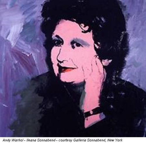 Andy Warhol - Ileana Sonnabend - Galleria Sonnabend - New York