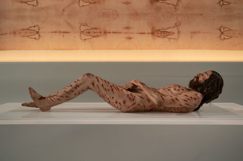The Mystery Man,&nbsp;lattice e silicone, capelli naturali, circa 1.78 metri di altezza, 75 kg di peso