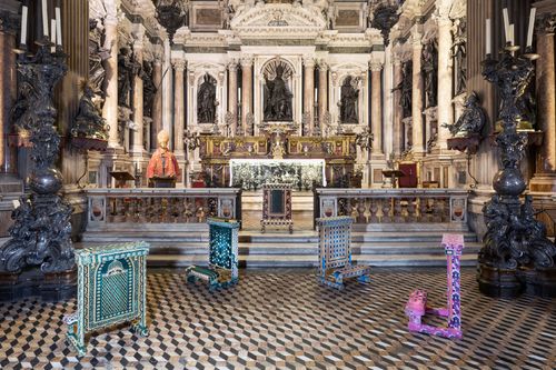 Giulia Piscitelli. Una Nuvola Come Tappeto, Museo del Tesoro di San Gennaro, Napoli I Ph. Amedeo Benestante