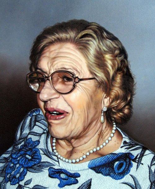 Salvatore Ruggeri, Mia Madre, 2010, olio su tela 