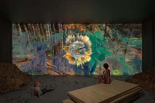 Padiglione Uruguay 18. Mostra Internazionale di Architettura La Biennale di Venezia - En ópera: escenarios futuros de una joven Ley Forestal, Giardini della Biennale