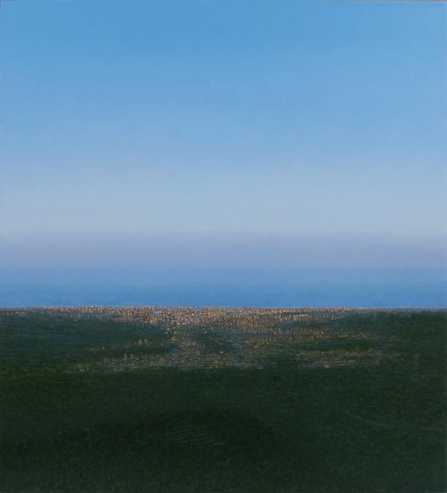 Giuseppe Puglisi Atlante della terra (pomerigio), 2010 olio su tela cm 110 x 100 collezione privata