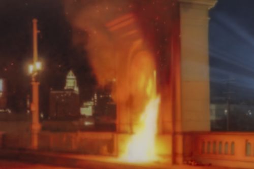 Sayre Gomez, City on Fire, 2022
