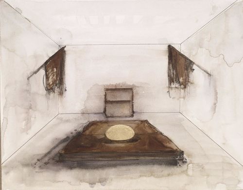Michele Ciacciofera, Esquisse de l'installation Atlantropa, 2015