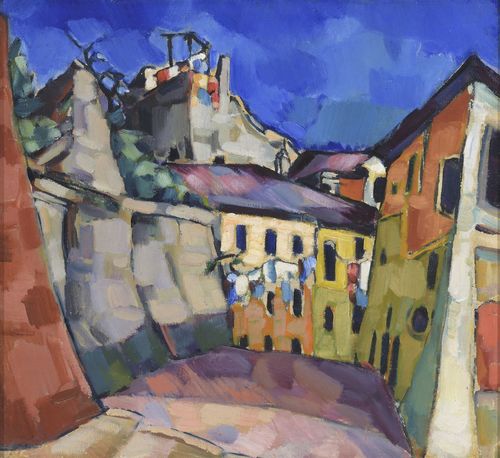 Konrad Mägi 1922-1923, Capri, motivo