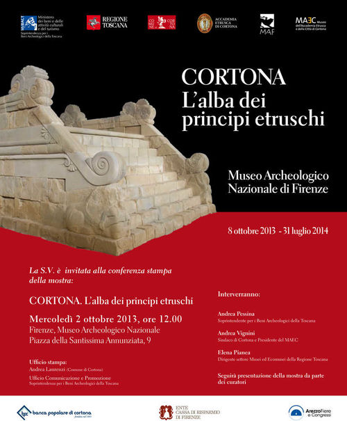 Cortona. L'alba dei principi etruschi, Museo Archeologico Nazionale, Firenze