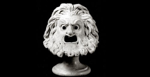 <em>Theatrum. Attori autori e storie del teatro antico</em> | Courtesy Museo dell'Ara Pacis