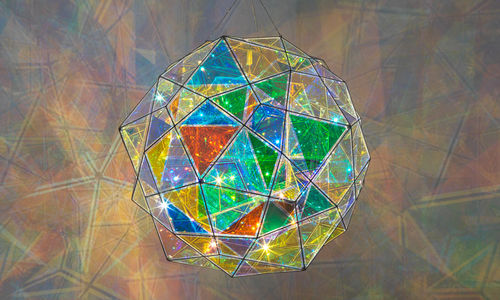 Olafur Eliasson, Firefly double-polyhedron sphere experiment, 2020. Photo: Jens Ziehe. Courtesy of the artist; neugerriemschneider, Berlin; Tanya Bonakdar Gallery, New York. © 2020 Olafur Eliasson