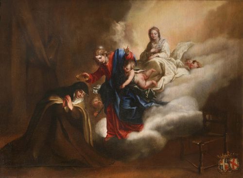 Guidobono, Cristo incorona Santa Teresa d'Avila 