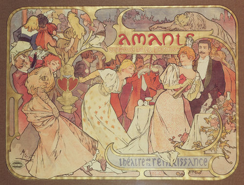 <div class="page" title="Page 13">
<div class="section">
<div class="layoutArea">
<div class="column"><span>Alphonse Mucha,&nbsp;</span><em><em>Les Amants,&nbsp;</em></em>1895. Litografia a colori, 106,5x137 cm.&nbsp;</div>
</div>
</div>
</div>