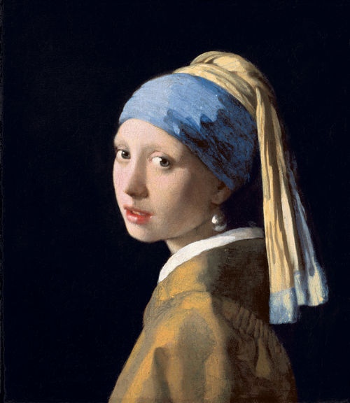 Johannes Vermeer, La ragazza con l&rsquo;orecchino di perla, 1665 circa, olio su tela, cm 44,5 x 39. L&rsquo;Aia, lascito di Arnoldus Andries des Tombe. &copy; L&rsquo;Aia, Gabinetto reale di pitture Mauritshuis