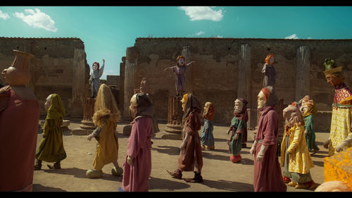 <em>Wael Shawky, I Am Hymns of the New Temples</em>, 2023, Video still | &copy; Wael Shawky | Courtesy Ministero della Cultura - Parco Archeologico di Pompei, nel contesto di <em>Pompeii Commitment. Materie archeologiche</em><em><br /></em>