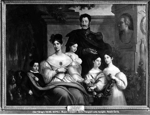 Natale Carta,<em> La famiglia di Carlo Filangieri</em>, Opera perduta