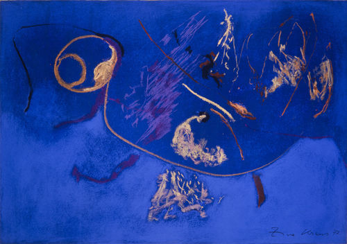 Živa Kraus, <em>Spazio notturno</em>, 1977, Pastel | &copy; Živa Kraus | Courtesy of Ikona Photo Gallery, Venezia