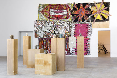 Marisa e Mario Merz, La punta della matita può eseguire un sorpasso di coscienza, Fondazione Merz, Torino. Exhibition view I Ph. Renato Ghiazza