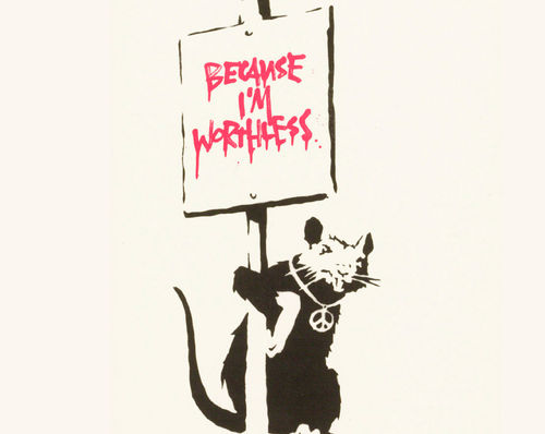 Realismo Capitalista, Banksy: l'arte in assenza di utopie