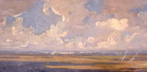 Onorato Carlandi, <em>Roma</em>, Particolare, 1900-1928, Olio su tela, Roma, Galleria d&rsquo;Arte Moderna