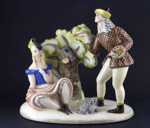   Giovanni Grande, Marcello e Musetta, 1930