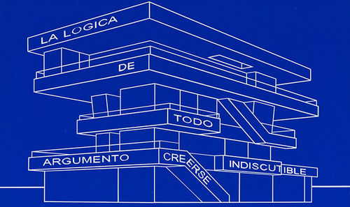 Carlos Garaicoa, De la serie Edificios parlantes (La lógica de todo argumento creerse indiscutible)