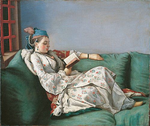Jean-Étienne Liotard, Ritratto detto di Maria Adelaide di Francia vestita alla turca, 1753. Olio su tela. Firenze, Gallerie degli Uffizi, Galleria delle Statue e delle Pitture
