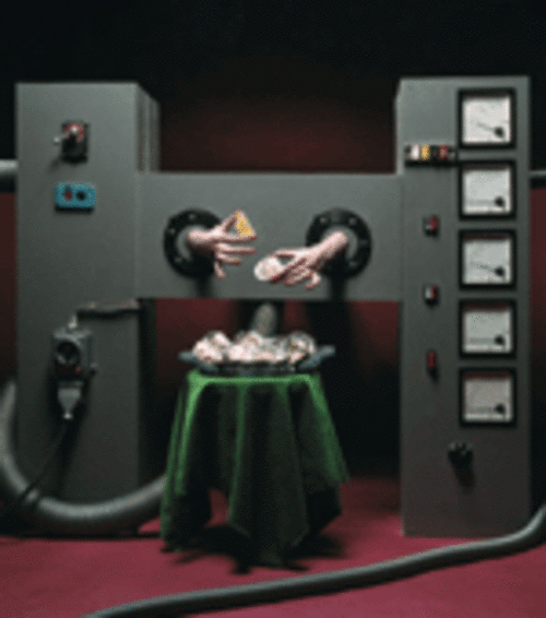 Alfa Castaldi, La machine à manger le huitres, Milano, 1972