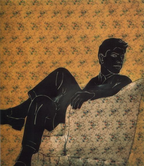 Cesare Tacchi, Renato e poltrona, particolare, 1965. Collezione privata, Svizzera