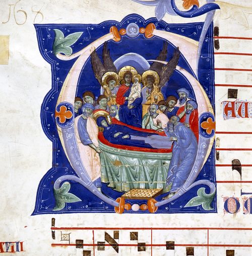 Maestro della Bibbia di Gerona, (Bologna ultimo quarto del XIII secolo), Graduale. Ms. 526, Provenienza San Francesco. Bologna, Museo Civico Medievale
