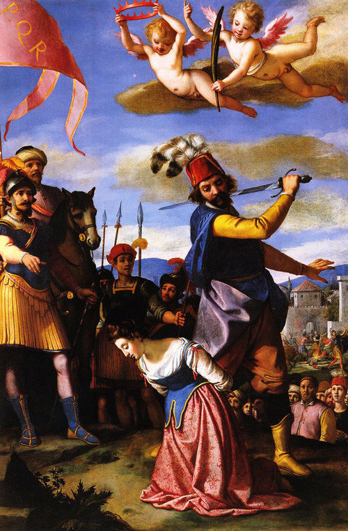 Jacopo Chimenti, Il martirio di Santa Barbara, Museo della Collegiata di Sant'Andrea, Empoli (FI)