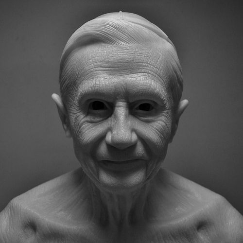 Jago, Habemus Hominem, 2009 / 2016. Marmo, 60x35x69 cm. Photo by Jago 