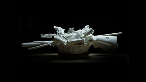 <strong>Jago</strong><span>,&nbsp;</span><em>Natura Morta</em><span>, 2025. Marmo statuario, 127x61x39 cm. Photo by Jago</span>