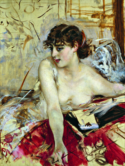 Giovanni Boldini, La contessa de Rasty allo scrittoio (Lettera mattutina), 1884 circa