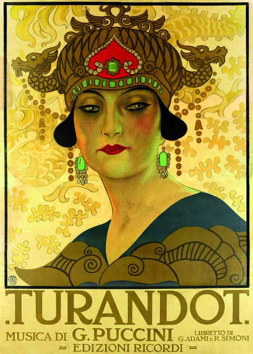 Leopoldo Metlicovitz, <em>Turandot</em>, 1926, Litografia a colori, Milano, Archivio storico Ricordi | Courtesy of Musei San Domenico, Forl&igrave;<br />
