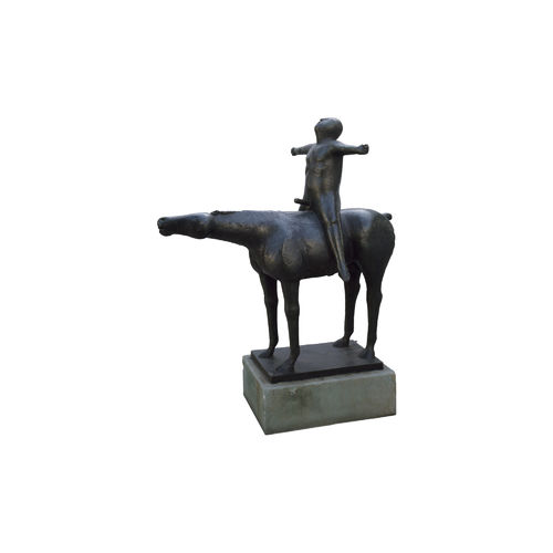 Marino Marini, <em>L'angelo della citt&agrave;</em>, 1948 (casting 1950?), Bronze, 68.8 x 41.7 x 69.2", Peggy Guggenheim Collection, Venice