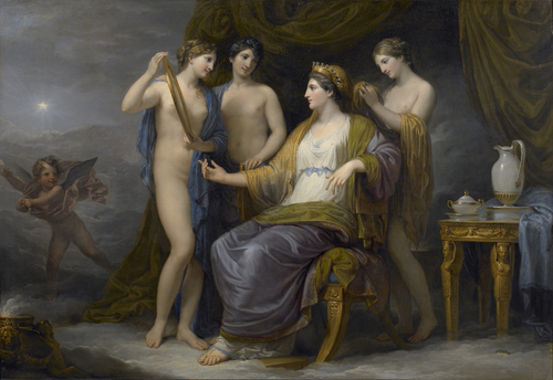 Andrea Appiani, <em>Giunone assistita dalle Grazie</em> (<em>Toeletta di Giunone</em>), 1810-1812 circa, olio su tela. Pinacoteca Tosio Martinengo, Brescia I Courtesy Fondazione Brescia Musei