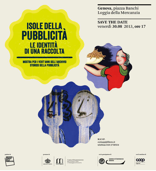 Isole della pubblicità. Le identità di una raccolta, Loggia della Mercanzia, Genova