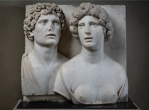 Tullio Lombardo, Doppio ritratto. Marmo di Carrara, 47 x 50 cm. Venezia, Galleria Giorgio Franchetti alla Ca’ d’Oro - Direzione regionale Musei Veneto, su concessione del Ministero della Cultura