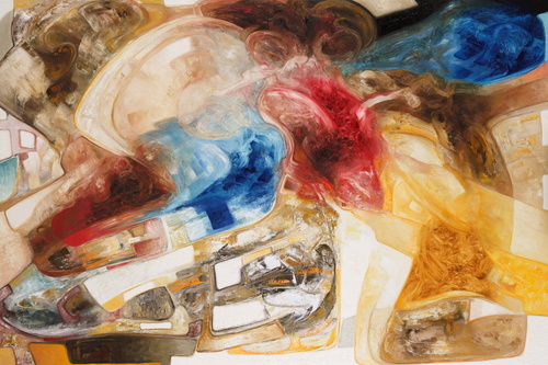 Piero Mascetti, Armida e 100 love songs, 2006, olio su tela, cm.180x270 