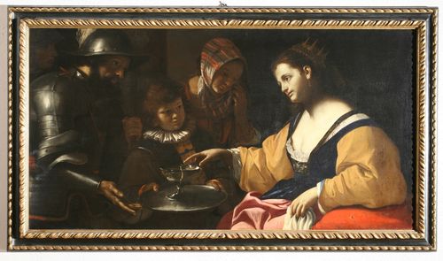 Mattia Preti, Sofonisba. Cosenza, Galleria Nazionale di Palazzo Arnone, olio su tela, cm 87,5 x 166