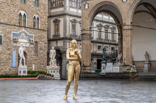 Thomas J Price in Florence. Installation View, Palazzo Vecchio Firenze, 2025. Courtesy the artist and Hauser & Wirth I Ph. Ela Bialkowska OKNO Studio