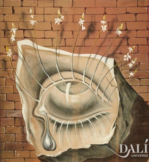 Salvador Dalí, Oeil Fleuri (nr.10), The Flowering Eye, 1944