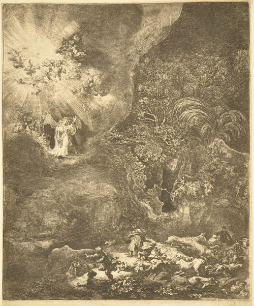 Rembrandt Harmenszoon van Rijn, Annuncio ai pastori