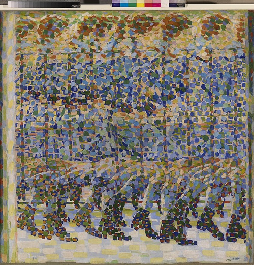 Giacomo Balla,<em> Bambina x balcone</em>, 1912, Olio su tela, Milano, Galleria d&rsquo;Arte Moderna, Collezione Grassi I &ldquo;Copyright Comune di Milano &ndash; tutti i diritti riservati &ndash; Galleria d&rsquo;Arte Moderna, Milano / foto Luca Carr&agrave;
