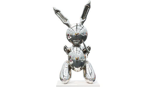 <span>Jeff Koons</span><em>, Rabbit,&nbsp;</em><span>1986, Chicago, Museum of Contemporary Art. &copy; Jeff Koons &copy; 2019 Christie&rsquo;s Images Limited</span>